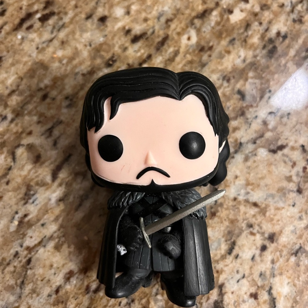 Jon Snow Funko Pop Figure with Sword